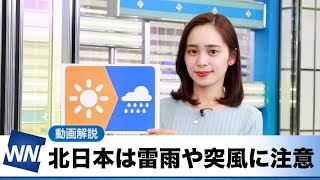 お天気キャスター解説 あす 11月19日(金)の天気