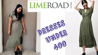 LIMEROAD Haul| Dresses  under 400|GOLDEN GIRL CHANDU|