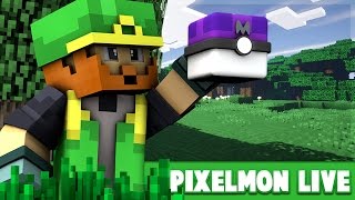 Minecraft Pixelmon Mod Live - Did I see a Shiny dragonite ????