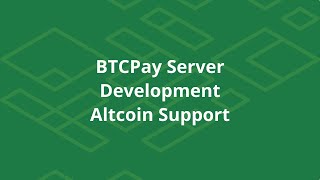 BTCPay - Altcoin support