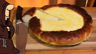 Большая Ватрушка с творогом вкуснейший пирог с творогом в Мультипечи RAWMID RFM 01