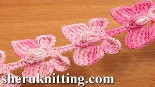 Crochet Butterfly Cord Tutorial 52 Schmetterlinge häkeln
