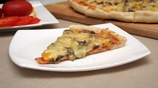 Пицца с Фаршем «По Домашнему».Очень Вкусный Рецепт