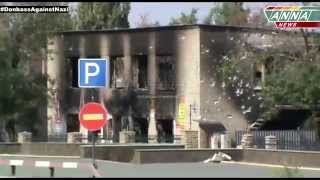 Новое. Первомайск. Преступления фашистов. Разрушенный город. 06.09.2014. Часть 2.
