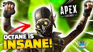 Apex Legends Octane is INSANE! New Hero Gameplay!