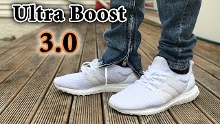 Ultra Boost 3.0 "Triple White" On-Feet + Detailed Close Up w/ Different Pants