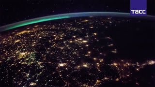 Восход солнца с Международной космической станции
