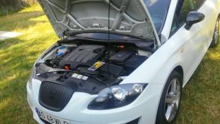 Solving water leak under the Seat Leon hood / Solucionar entrada de agua por motor del coche