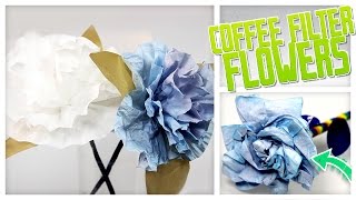 DIY Flowers Made From Coffee Filters! - Do It, Gurl