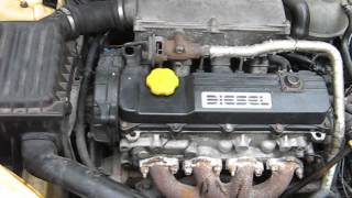 Opel Corsa Vectra Isuzu 1,5 1,7 start cold diesel engine sound praca silnika  by WBcars