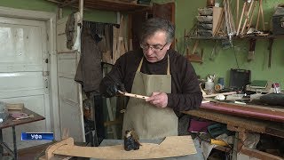 Скрипач из Давлеканово своими руками изготавливает башкирский курай