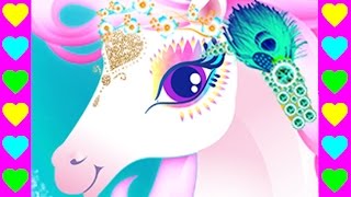 Мультик про пони Снежной Королевы. Ухаживаем за лошадкой. Мультфильмы для детей.