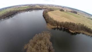 Jezioro Lipno z lotu ptaka