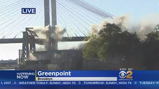 Old Kosciuszko Bridge Brought Down By 'Energetic Felling'