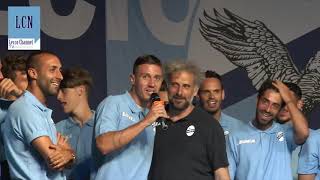 Calcio Lecco 1912 - La presentazione in piazza Garibaldi