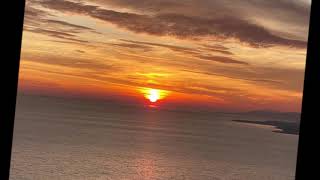 Felhők és a Nap játéka Balaton Tihany Naplemente képekben