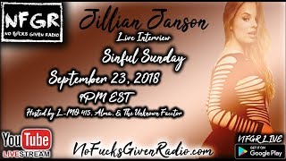 LIVE Interview with Adult Film Star Jillian Janson: Sinful Sunday Ep. 6 #NFGR #SinfulSunday