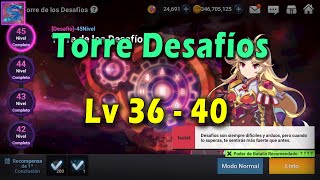 Torre de los Desafíos 36-40 [Challenge] - Grand Chase Español