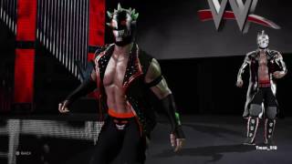 WWE 2K17: My original CAW tag team Los Horrendos entrance (Skull Fraxure & El Nightmare)