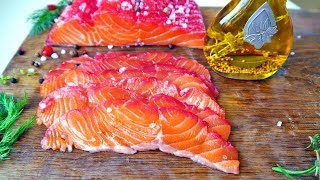НЕРЕАЛЬНО ВКУСНЫЙ МАЛОСОЛЬНЫЙ  ЛОСОСЬ!!! Рецепт от Гордона Рамзи / Как засолить красную рыбу
