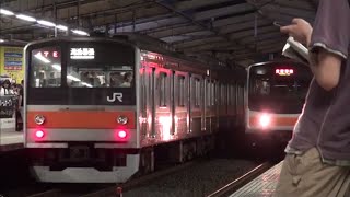 【JR東】武蔵野線 各停府中本町行 南越谷 Japan Saitama JR Musashino Line Trains