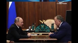 Дмитрий Азаров поздравил Махмуд-Али Калиматова с новой должностью