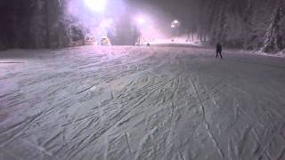 Karpacz 2013 - Biały Jar. Piękny stok do nauki jazdy na nartach.