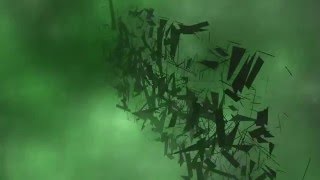 Футаж 3D титров: КОНЕЦ ФИЛЬМА с эффектом расщепления