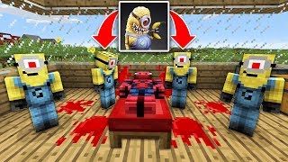 KÖTÜ MİNYONLAR ÖRÜMCEK ADAM'A SALDIRDI (ÇOK KORKUNÇ) - Minecraft