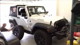 5-Wheel tire rotation Jeep JK Wrangler