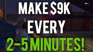 *NEW* GTA 5 Online- How to Make $9k Every 2-5 Minutes for Unlimited Times! (Tutorial)