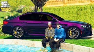 РЕАЛЬНЫЕ ПАЦАНЫ В GTA 5 - ПОТУШИЛИ ГОРЯЩИЙ ДОМ! ОДОЛЖИЛИ BMW M5 F90! ?ВОТЕР