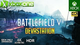 [4K] XBOX ONE X BATTLEFIELD 5 GAMEPLAY - DEVASTATION MULTIPLAYER CONQUEST IN UHD - BFV