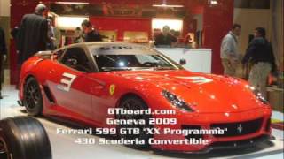 Geneva 09: Ferrari 599 "Programme XX", 430 Scuderia Spider 16M Convertible, 599 racecar  + more