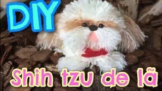 DIY - Shih tzu feito com lã
