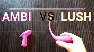 Lovense Ambi VS Lovense Lush (Comparison Video) [With and Without the Lovense Remote App]