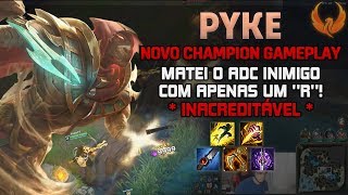 MATEI O ADC INIMIGO COM APENAS UM "R"! *INACREDITÁVEL* (17KILLS) - PYKE JUNGLE GAMEPLAY [PT-BR]