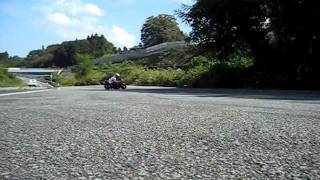 NSR50  久々の膝すり