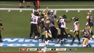 CFL 2014 Week 14 Hamilton TiCats at Winnipeg Blue Bombers TSN Sucks Game