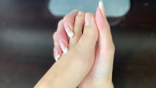 ASMR Lotion Foot Massage + Toenail Tapping (Requested)