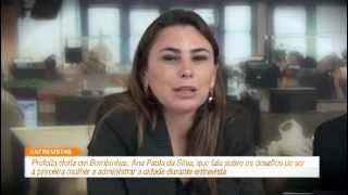 Entrevista com Prefeita eleita em Bombinhas, Ana Paula da Silva