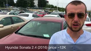 Цены на авто из США в Грузии на авторынке Автопапа (Май 2018)