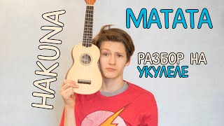 Разбор Hakuna Matata на укулеле