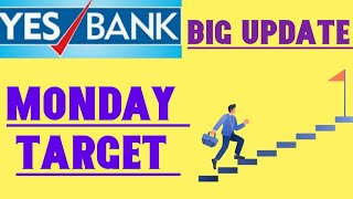 Yes bank Monday target big update शानदार बेस बना लिया है