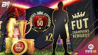 TOP 50 FUT CHAMPIONS REWARDS! 2x ULTIMATE TOTW PACKS | FIFA 18 ULTIMATE TEAM