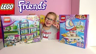 LEGO FRIENDS Szpital w Heartlake 41318 i Słoneczny Katamaran 41317