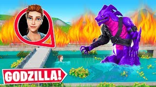 NEW GODZILLA THEME GAME MODE in Fortnite! Snitch Hide and Seek