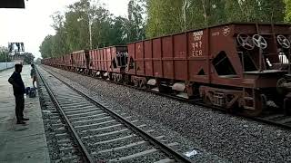 Goods train action captured from Itaunja to Mohibullapur- इटौंजा से मोहिबुल्लापुर तक मालगाड़ी जाते