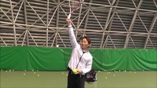 【みんラボ】井本研究員のサーブのリストワーク
