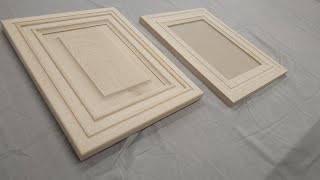 Изготовление кухонных фасадов из бука | Making Raised Panel Door with beech